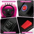 thumbnail image 4 of Gymax 6V Kids Electric Ride-on Truck Battery Powered Ride-on Toy w/ LED Lights Rose Red, 4 of 4