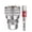 A, variant on 2 PC Impact Grade Socket Adapter/Extension Set Turns Power Drill Into High Speed Nut Driver, 3/8-Inch Hex Shank to Drive for Adapters to Use with Drill Chucks(A)