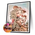 thumbnail image 2 of Cuadros Decorativos DIY taladro redondo completo diamante pintura maquillaje pesado mujer mosaico arte Ndcxsfigh Nuevos Originales, 2 of 9