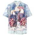 thumbnail image 4 of Yindaity Mens Flag Shirt USA Flag T Shirt – Patriotic American Pride Tee for Men or Women, Unisex Adult(Light Blue,5XL), 4 of 6