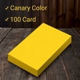 thumbnail image 3 of Three Leaf 3 X 5, Index Cards Unruled, 4000 Ct. (100 X 40) Canary, Blank Flash Cards, Study Card, Memo Pad, For To-Do List, Art And Craft Projects, 3 of 9