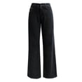 thumbnail image 4 of Nmnitkp Women's Denim Jeans High Waisted Relaxed Loose Straight Leg Stretchy Jeans Trendy Loose Wide Leg Denim Pants with Pockets S-2XL, 4 of 5