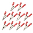 thumbnail image 3 of 10 Pcs Crocodile Clip J.60047 20mm Opening Brass Battery Test Clamp for Electrical TestingRed, 3 of 14