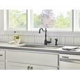 thumbnail image 3 of Danze D401157BS Opulence Single Handle Kitchen Faucet with Side Spray, Satin Black, 3 of 4