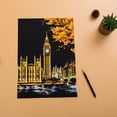 thumbnail image 3 of Color ciudad de noche paisaje rasguño hecho a mano rasguño DIY pinturas creativas hechas a mano para regalos de novias, 3 of 6