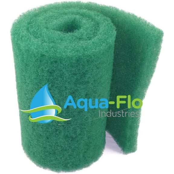 Flo 20"x 56"x 2" Green Coarse Bulk Filter Media Roll for Koi Pond, Waterfall Filters, & Skimmers