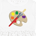 thumbnail image 4 of Inktastic Artist Palette and Brush Girls Toddler Dress, 4 of 5