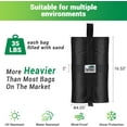 thumbnail image 2 of USA Weight Bags for   Canopy, Gazebo  Shelter Leg Canopy Weights, Sand Bags Set of 4 (Black), 2 of 5