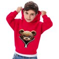 thumbnail image 4 of BaoFuBaoMei Travel Hoodies for Boys Girls Graphic Long Cuffed Sleeve Sweatshirt Tops Fleece Lined Loose Hooded Fall Clothing for School Daily Wear Outdoor, 4 of 6