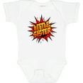 thumbnail image 3 of Inktastic Little Sister Super Hero Girls Baby Bodysuit, 3 of 5