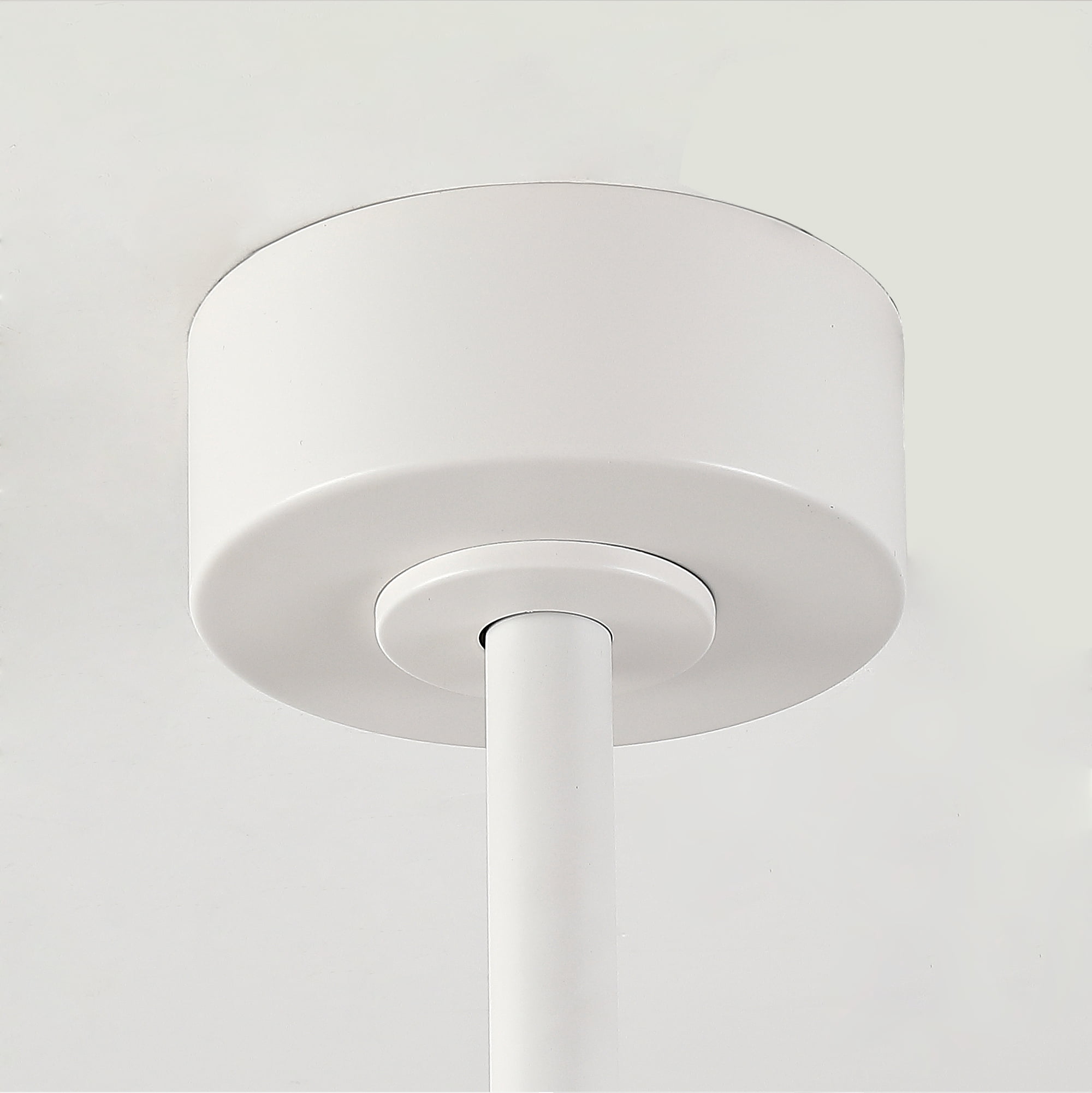 52" Modern White Ceiling Fan with Light & Remote, 3-Blade, Reversible DC