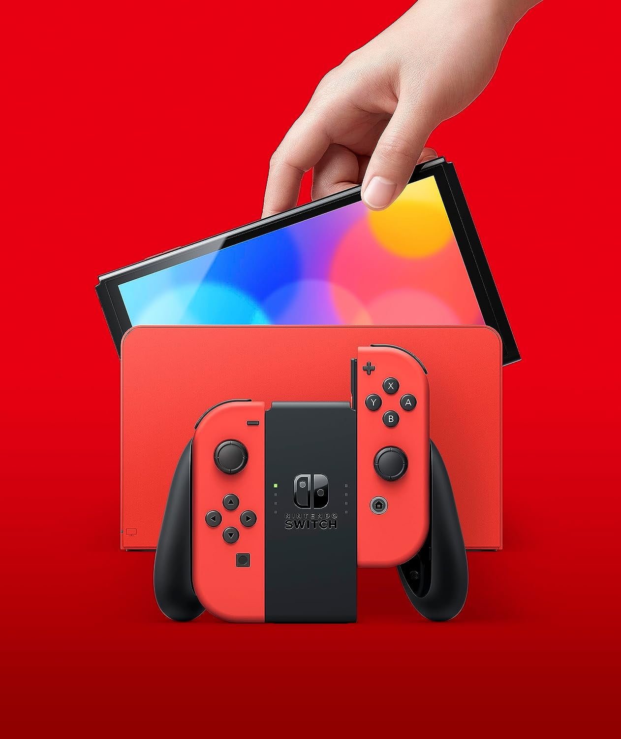 Nintendo Switch OLED Blue Red + Mario Kart 8 Deluxe - Coolblue - Before  23:59, delivered tomorrow