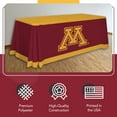 thumbnail image 3 of Minnesota Golden Gophers 6' College Sports Printed Table Throw - NCAA Licensed - Polyester Draped - School Tablecloth (Maroon), 3 of 5