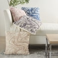 thumbnail image 5 of Nourison Life Styles Plush Marble Blush 20" x 20" Throw Pillow, 5 of 6