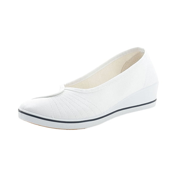 Willtoo Women's Summer Canvas Wedge Heel Shoes: Work, Casual & Daily Wear Friendly