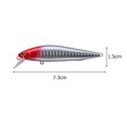 thumbnail image 2 of Señuelos de Pesca hundidos, Crankbaits, perca, aparejos de Pesca (plata C), 10 Uds., 2 of 9