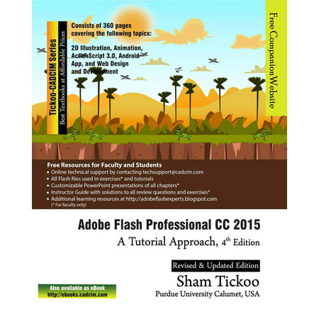 Adobe Flash Professional CC 2015: A Tutorial Approach - (Best Flash Animation Tutorials)