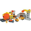 CP Toys Rock Quarry 10 Pc. Playset with 3 Chunky Construction Vehicles for Toddlers