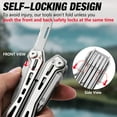 FLISSA 16-in-1 Stainless Steel Pliers-Based Multi-Tool with Knife ...