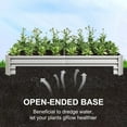 thumbnail image 2 of Aukfa Raised Garden Bed Outdoor, Large Heavy Metal Planter Box Steel Kit for Vegetables Flowers Herb, 6 ft x 3 ft, Silver, 2 of 8