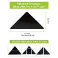 thumbnail image 2 of 4PCS Triangle Shape Non-Slip Design Non Slip Rug Grippers, Rug Pads Grippers, Reusable and Washable Tape for Rugs,for Hardwood Floors and Tile,Easil, 2 of 5