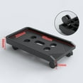 thumbnail image 2 of OUNONA 1Set Plastic CPU Stand with Heat Dissipation and Movable Wheels for Home Office, 2 of 8