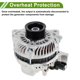 thumbnail image 5 of Alternador Automotriz Único Bargains para Honda Civic 2006-2011 L4 1.8L Alta Salida 80A 12V 1 Pc No.31100RNAA01RM, 5 of 7