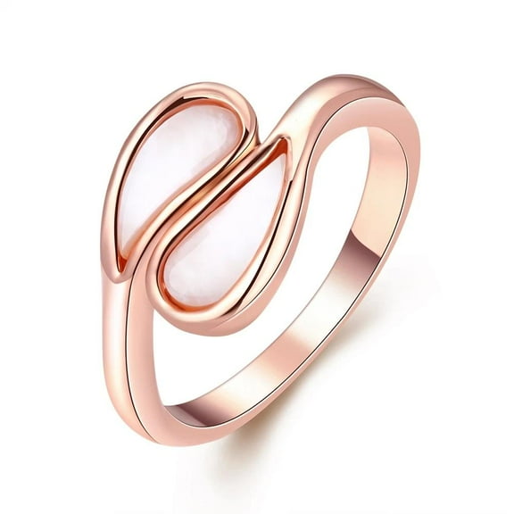 18K Rose Gold Plated Fashion Ring For Women B158