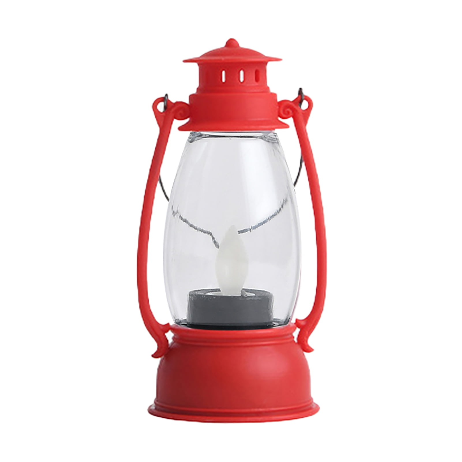 Visland Halloween Mini Lanterns, Small LED Indoor Lanterns Decorative Farmhouse Outdoor Decor