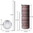 thumbnail image 5 of 20oz Red and White Christmas Folk Pattern Skinny Tumblers Stainless Steel Tumbler with Lid and Straw,Vacuum Insulated Double Wall Travel Tumbler Cups with Cleaning Brush for Coffee,Tea, 5 of 6