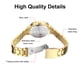thumbnail image 2 of De pulsera CURREN 9015 Reloj de cuarzo para mujer Reloj de vestir de moda para mujer Reloj de pulsera elegante impermeable informal de negocios con correa de acero inoxidable CURREN De pulsera, 2 of 3