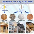 thumbnail image 4 of Awning for Door Entrance, Aluminum Window Awnings Exterior for Doors Canopy, Polycarbonate Cover Outdoor Front Doors UV/Rain/Snow Protection, Easy to Install, Gray Board, 4 of 4