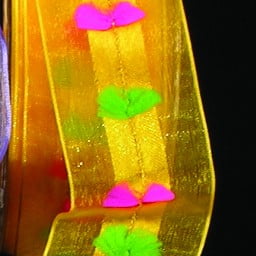 The Ribbon People Yellow and Green Floral Wired Craft Ribbon 1.5" x 27 Yards