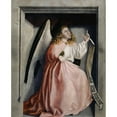thumbnail image 3 of Konrad Witz 15x18 Black Modern Framed Museum Art Print Titled - The Angel of the Annunciation (1435), 3 of 5