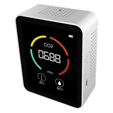 

Suzicca Air Quality Monitor Carbon Dioxide Meter Digital Thermometer Tester 3in1 for Test Temperature Humidity Carbon Dioxide