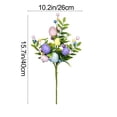 thumbnail image 3 of SIYTUAU Easter Home Decoration Green Bouquet Simulation Easter Eggs Berry Cuttings Artificial Floral Arrangement For Spring, 3 of 9