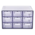thumbnail image 2 of Set de 2 Organizadores Multiusos con 9 Cajones Gris Litem Sysmax Up System Multibox Mini | Compacto, Resistente y Ideal para Oficina, Hogar y Taller, 2 of 5