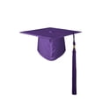 thumbnail image 3 of CSChome Bachelor Cap Unisex Graduation Hat - Tassel Pendant Solid Color Classic Flat Top, 3 of 7