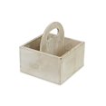 thumbnail image 2 of Cheungs FP-4199WT Caddy Carré en Bois Blanc, 2 of 5