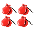 thumbnail image 1 of 4PCS Spanish Castanets Traditional Flamenco Castanets Wooden Hand Percussion Castanets Music Instrument for Beginner-B, 1 of 5