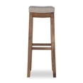 thumbnail image 5 of Home Square 2 Piece Wood Bar Stool Set in Rustic Brown, 5 of 6