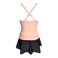 thumbnail image 4 of Women's Tankini Swimsuits with Skirt - 2 Piece Full Coverage Swimwear - Push Up Padded Bra - Nylon/Spandex - S-XXL - Beach/Athletic, 4 of 5