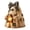 B-WN7x, variant on DVKOVI Halloween Decoration Vintage Patchwork Ghost Ornament with Pumpkin Lantern White One Size 1 Count