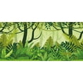 thumbnail image 4 of Plant Piggy Bank, Cartoon Style Jungle Depiction Hand Drawn Digital Rainforest Leaves Bushes Trees, Ceramic Coin Bank Money Box for Cash Saving, 3.6" X 3.2", Forest Green, by Ambesonne, 4 of 4