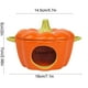 thumbnail image 3 of Casita de Cerámica para Hámsteres con Tapa, Color Naranja. Hábitat Ideal para Hámsteres Dorados. Refugio Fresco de Verano. Medidas: 18 X 12 Cm. Accesorio para Jaula de Animales Pequeños., 3 of 6