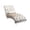 Beige, variant on MOONMISS Velvet Chaise Lounge Chair Button Tufted Upholstered with Pillow Indoor