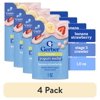 (4 pack) Gerber Stage 3 Organic Yogurt Melts, Banana Strawberry, Baby Snacks, 1 oz Bag