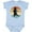 AE-Light Blue, variant on Skateboard Bear Retro Sunset Boys or Girls Baby Bodysuit