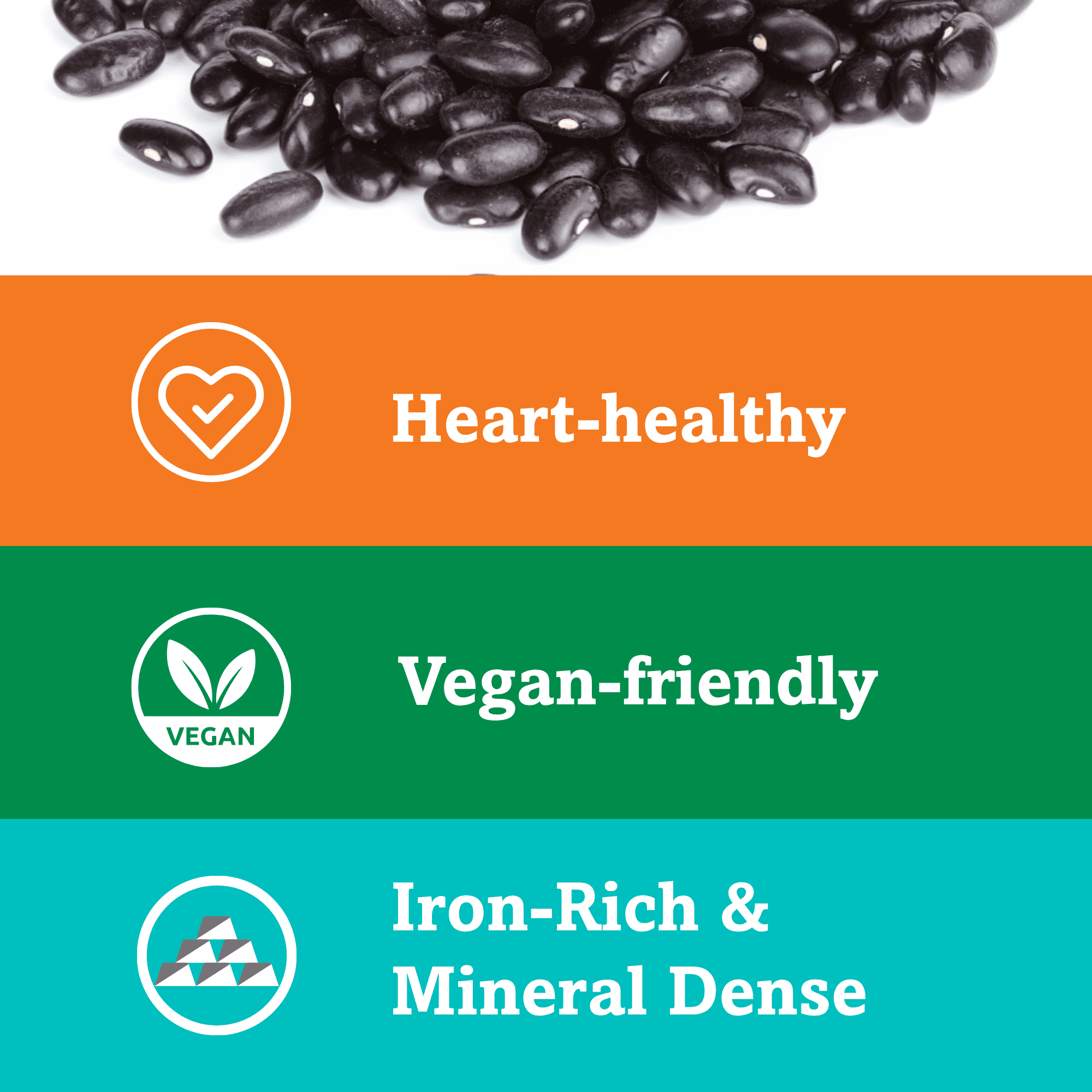 (24 pack) La Preferida Traditional Black Beans, 16 oz Bag, Gluten-Free and Dairy-Free