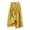 Yellow, variant on GZWYHT Women' S Culottes Linen Blend Wide Leg Pants，Wide Leg Palazzo Trousers Capri Pant Lightweight Flowy Lounge Trousers High Elastic Waist Casual Palazzo Trousers With Pockets，Brown L